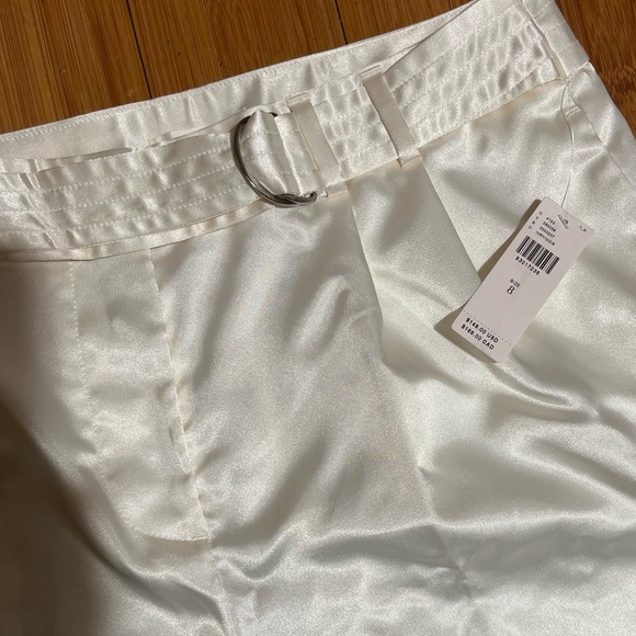 NWT Anthropologie Maeve Satin Belted Parachute Jogger Pants Size 8 - Picture 6 of 16